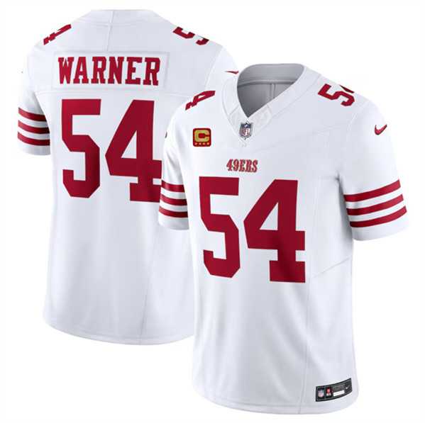 Men & Women & Youth San Francisco 49ers #54 Fred Warner White 2024 F.U.S.E. With 4-Star C Patch Vapor Untouchable Limited Stitched Jersey,We sell and wholesale Men & Women & Youth San Francisco 49ers #54 Fred Warner White 2024 F.U.S.E. With 4-Star C Patch Vapor Untouchable Limited Stitched Jersey on line form chian!